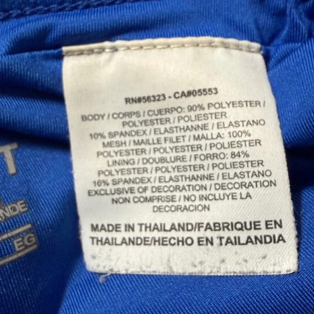 Nike Dri-FIT Mens‎ XL Blue Running Shorts Zipper Pocket RN56323 Athletic Gym